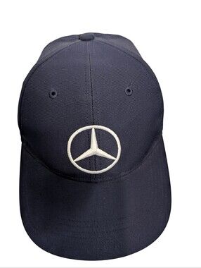 Puma Golf Navy Blue Baseball Cap with White Mercedes Logo